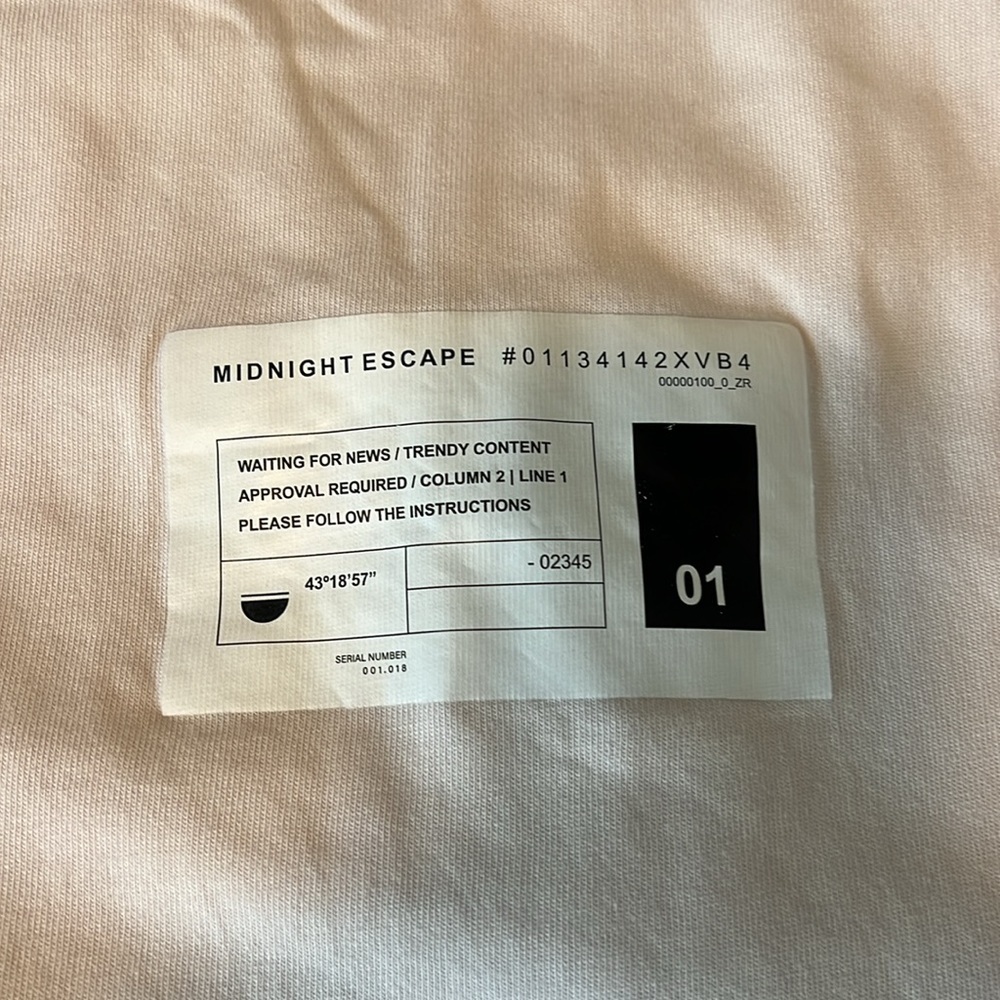 Zara Basic Tshirt Graphic Print Pink Size Small - image 2